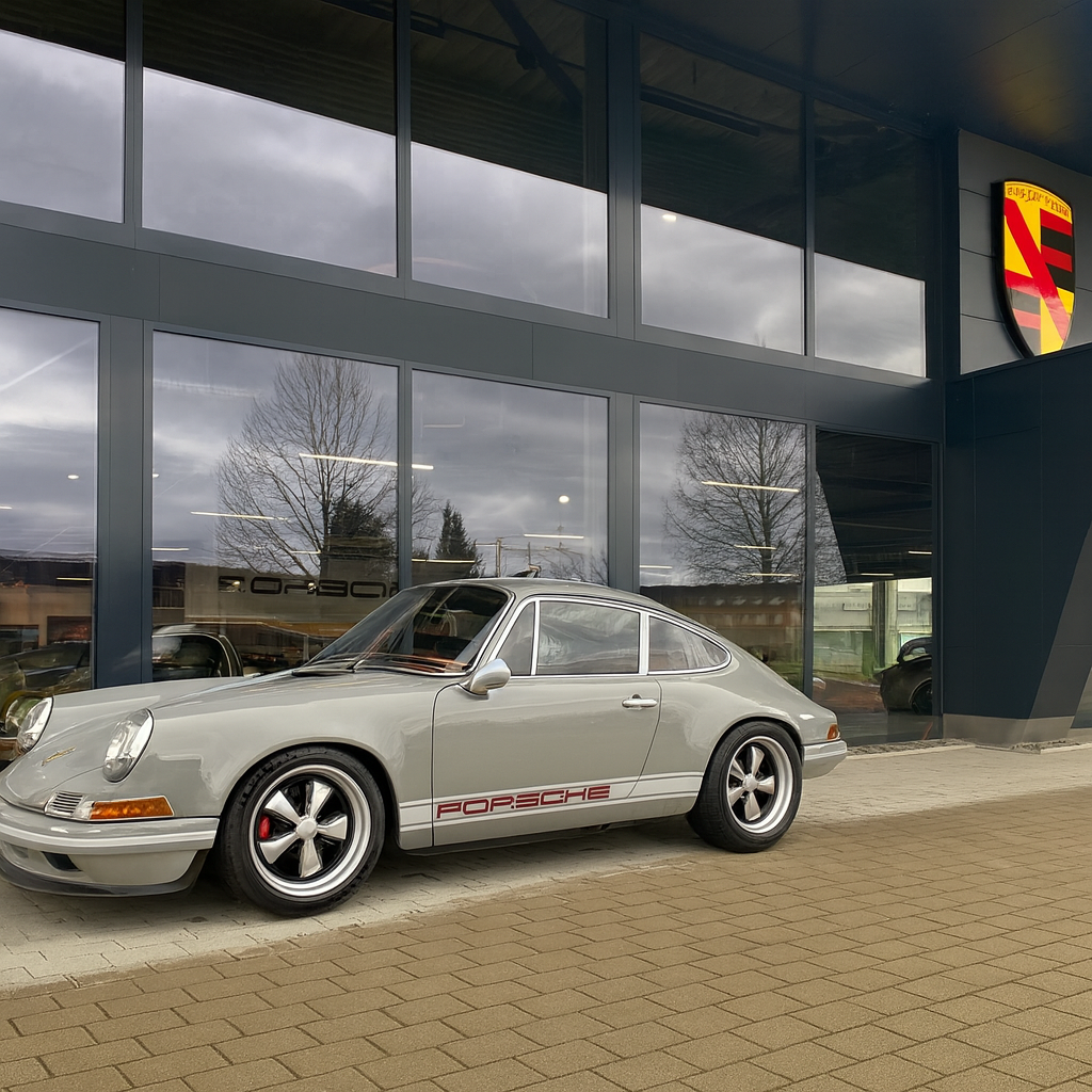 Porsche 911 at the guardian workshop